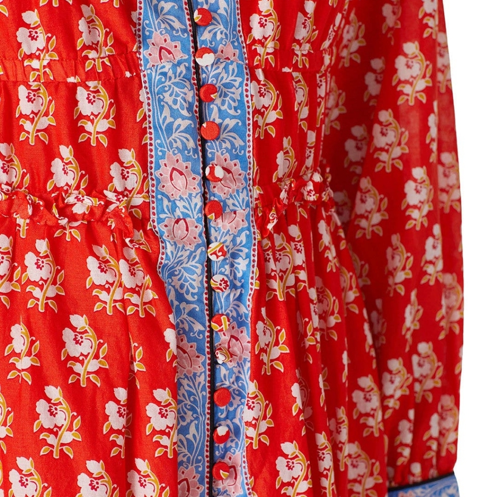 NWOT J Crew Tiered Block Print Dress - Picture 10 of 12